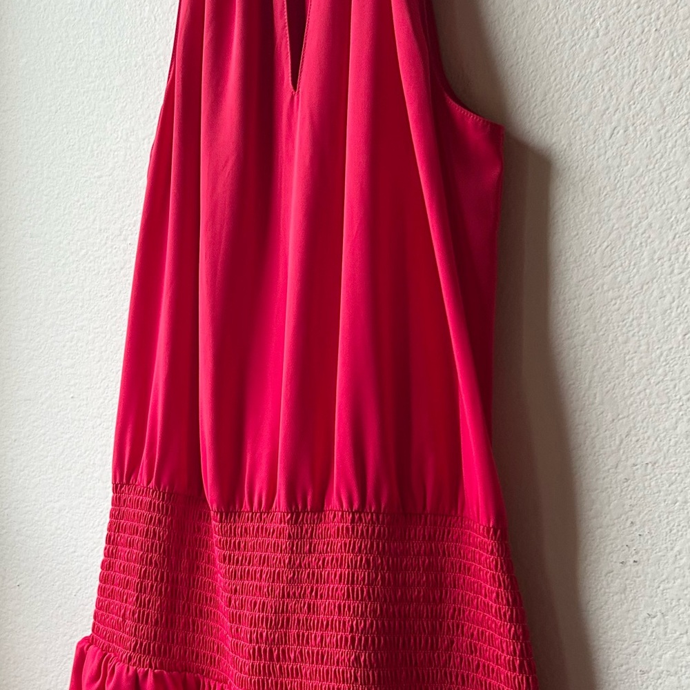 Amanda Uprichard Lipstick Res Halter Neck Sorella Mini Dress Sz M - Picture 6 of 14